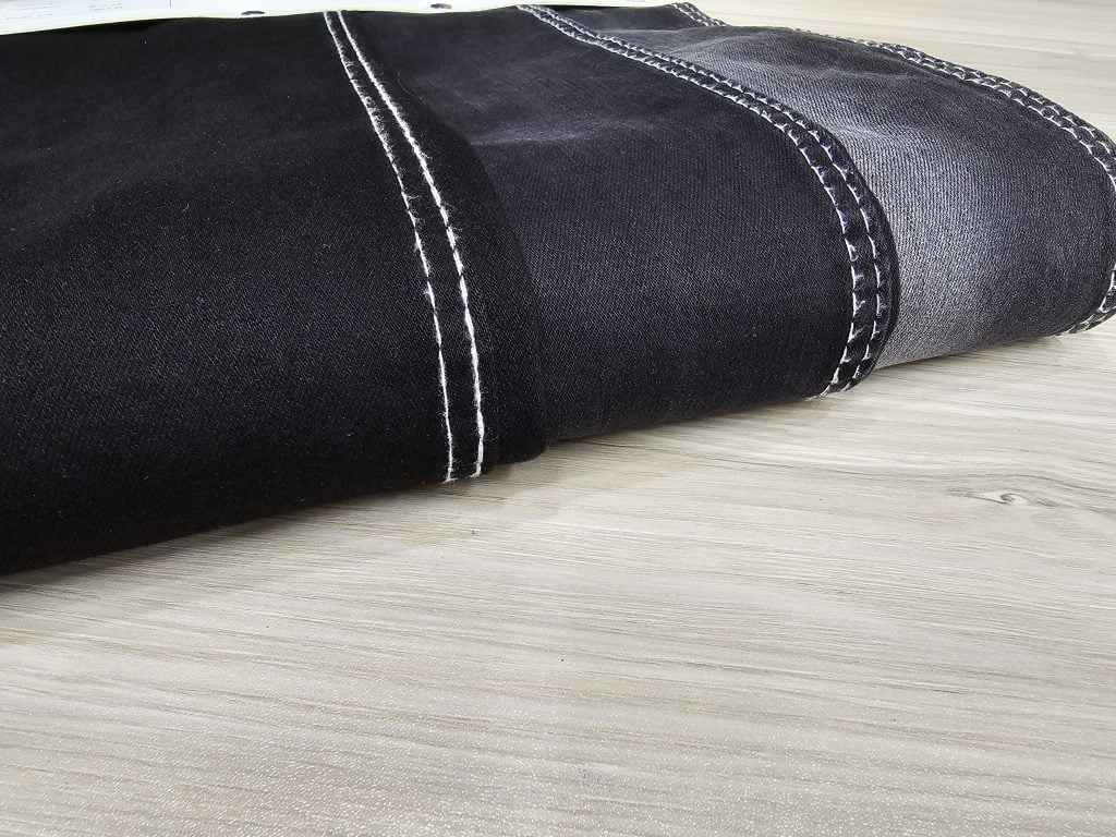 10oz Black High Stretch Denim Fabric