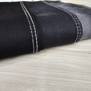 10oz Black High Stretch Denim Fabric