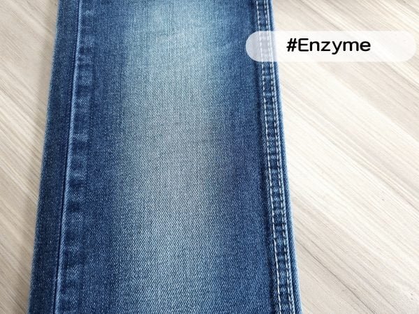 Imperial Green Blue Denim Fabric with slight stretch