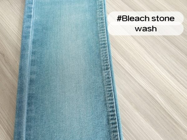 Imperial Green Blue Denim Fabric with slight stretch