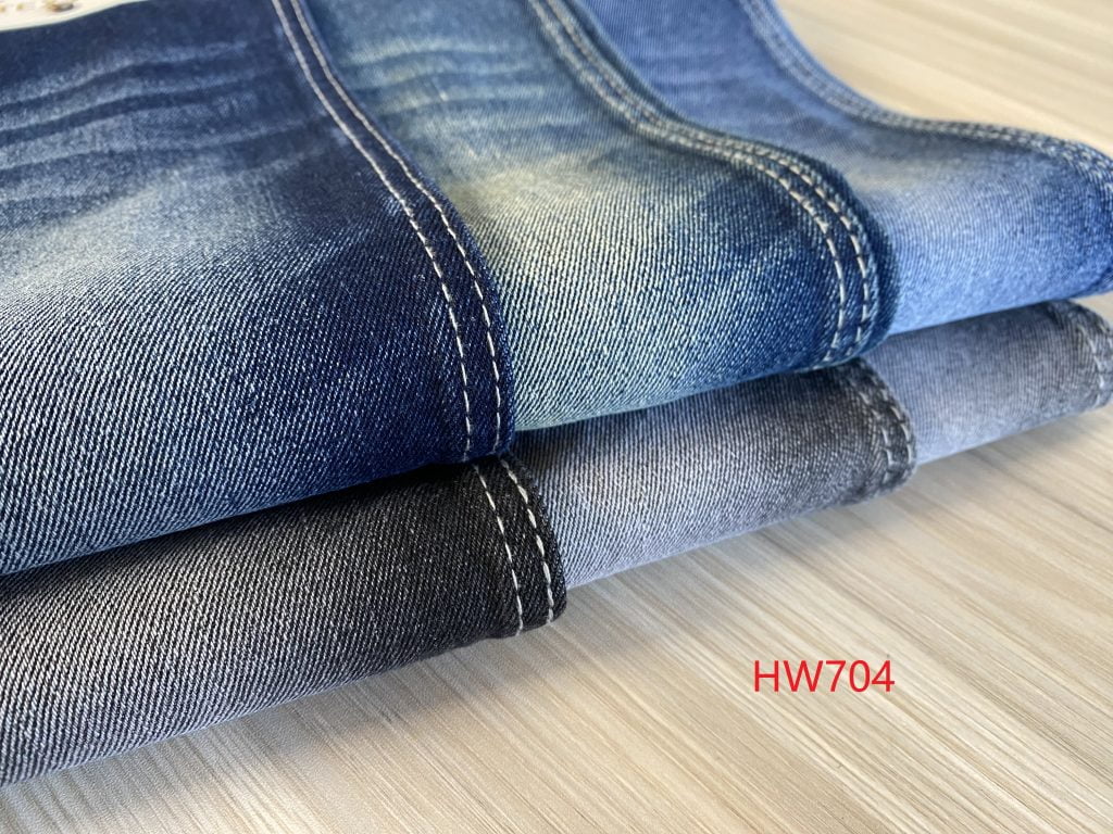 Low stretch denim fabrics 13oz for Straight Leg Jeans